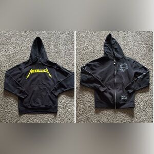 Metallica Black Hoodie and zip up jacket